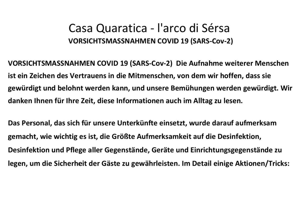 דירות ריקו דל גולפו די ספאציה Casa Quaratica מראה חיצוני תמונה